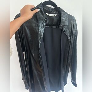 Snake black Zara cardigan